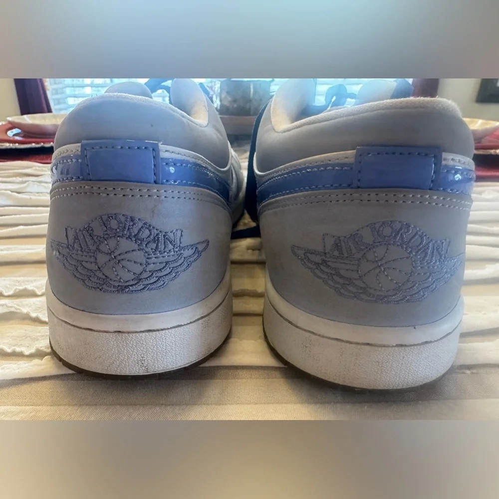 Air Jordan 1 Low SE Mighty Swooshers Nike Sneakers Men’s 11 Blue White Leather
